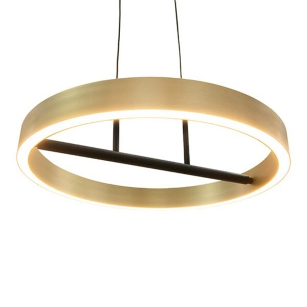 M10944 led visilica 42w 3000k crna+ brušeno zlato 3y mitea lighting 3