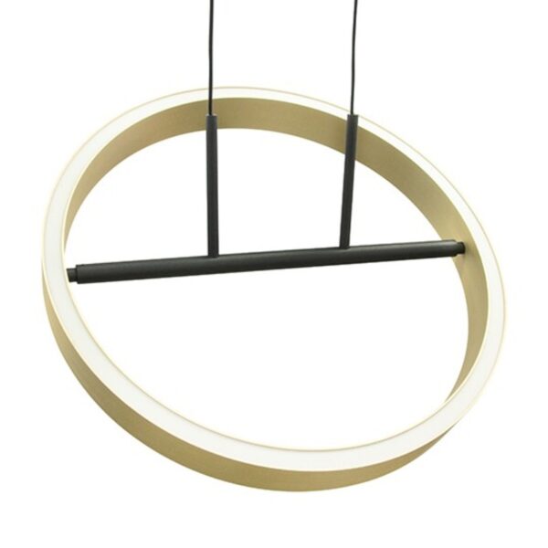 M10944 led visilica 42w 3000k crna+ brušeno zlato 3y mitea lighting 4