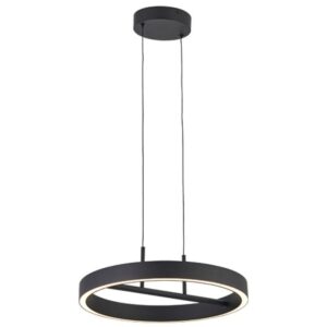 M10945 led visilica 32w 3000k peščano crna 3y mitea lighting