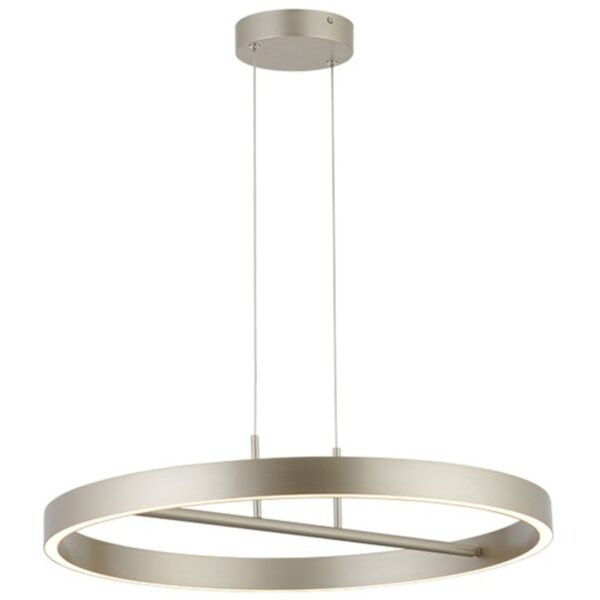 M10948 led visilica 42w 3000k crna + šampanj zlatna 3y mitea lighting