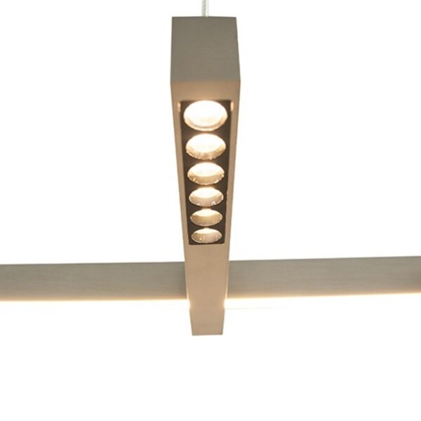 M10958 led visilica 24w 3000k šampanj zlatna 3y mitea lighting 3