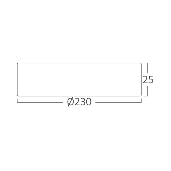 Led plafonjera 20w 3u1 bela bry jade slr bp07 00280 dimenzije