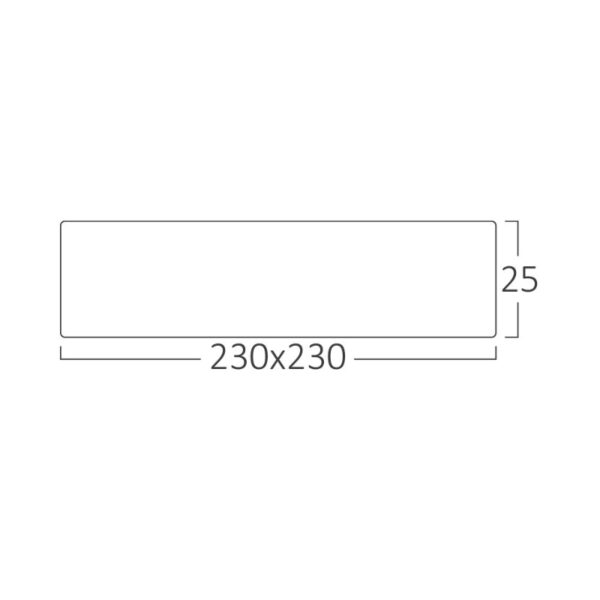 Led plafonjera 20w 3u1 bela kocka bry jade slr bp07 10280 dimenzije
