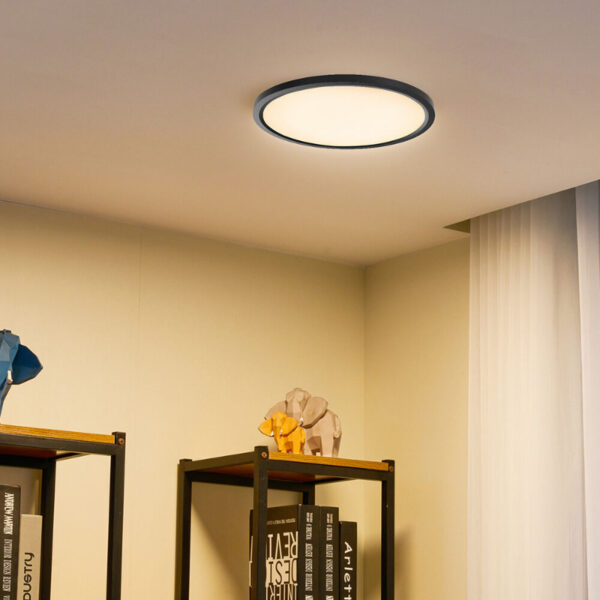 Led plafonjera 20w 3u1 crna bry jade slr bp07 00281 u prostoru