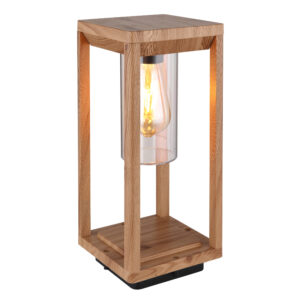Candela baštenska podna lampa drvo 3135ws1 globo
