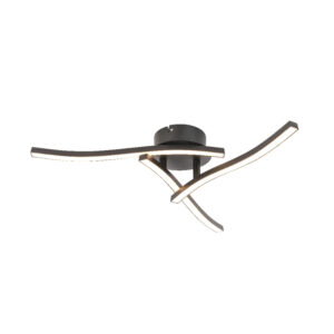 Cora led plafonjera crna 742030 esto