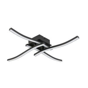 Cora led plafonjera crna 742032 esto