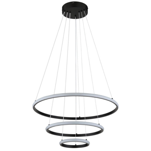 Corine led visilica crna 67404 globo 1
