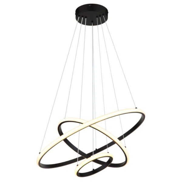 Corine led visilica crna 67404 globo 3