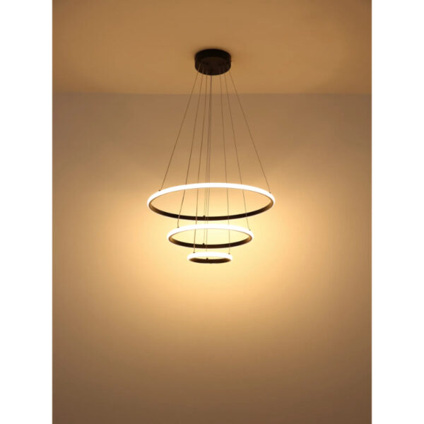 Corine led visilica crna 67404 globo 4