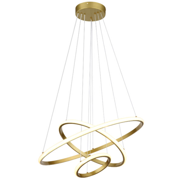 Corine led visilica zlatna 67404g globo 3