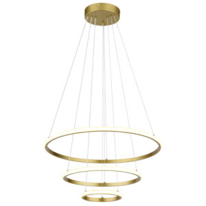 Corine led visilica zlatna 67404g globo