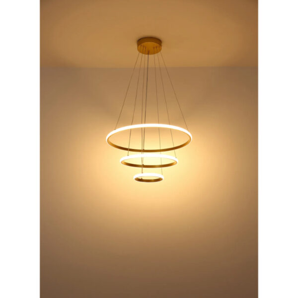 Corine led visilica zlatna 67404g globo 4