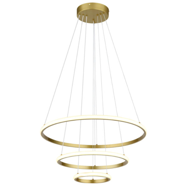 Corine led visilica zlatna 67404g globo