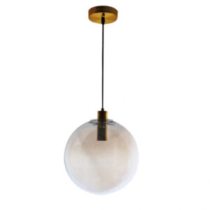 Luna 141 visilica konjak staklo 1xe27 home light