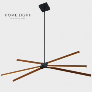 Solea 24 led luster crna drvo home light