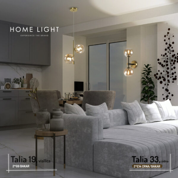 Talia 18 visilica staro zlato 2xg9 home light prosotr