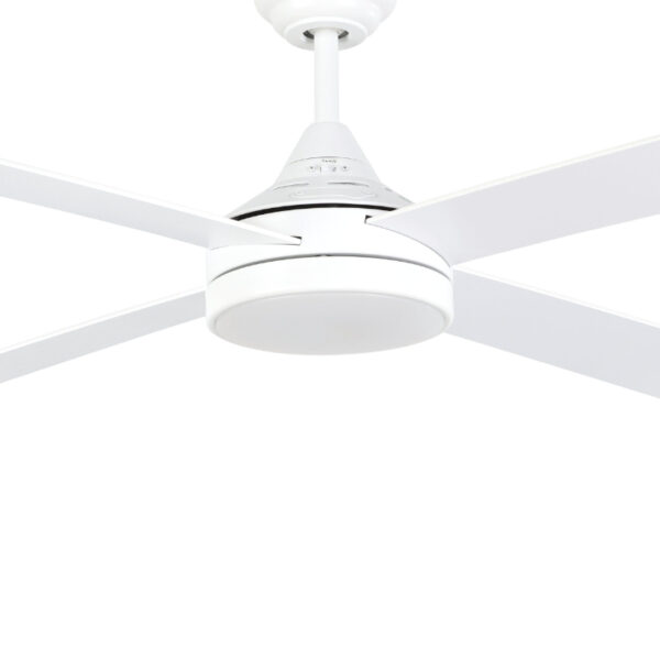 Trinidad beli mat plafonski ventilator sa led osvetljenjem 1