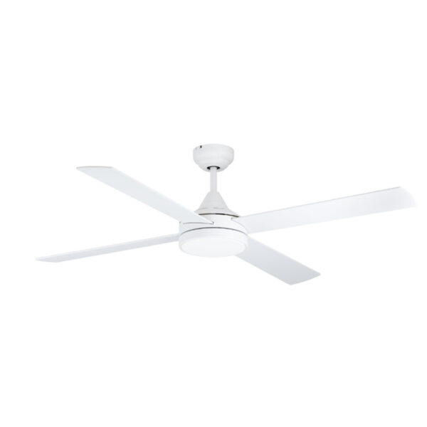 Trinidad beli mat plafonski ventilator sa led osvetljenjem