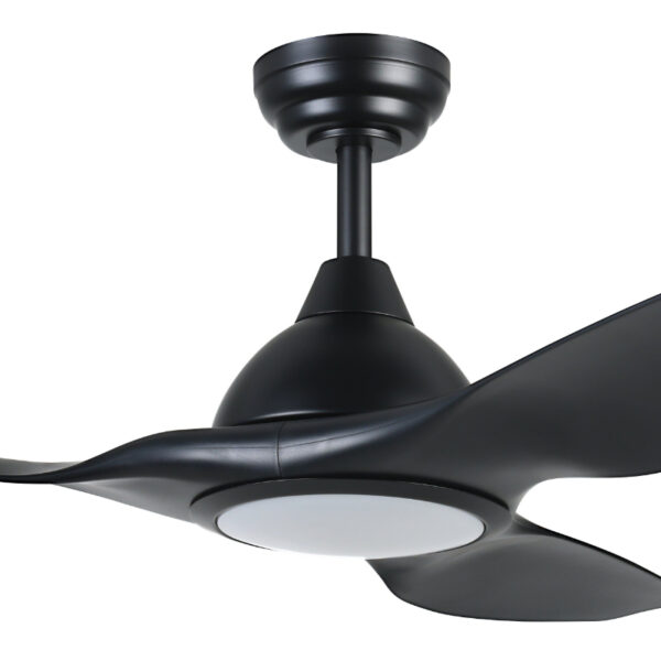 Tunitas crni plafonski ventilator sa led svetlom 35127 eglo 2