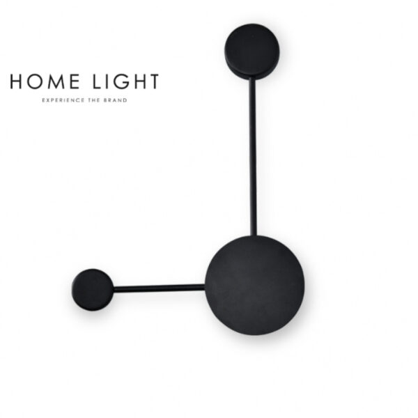 Vesta 472 zidna led lampa crna 8w home light