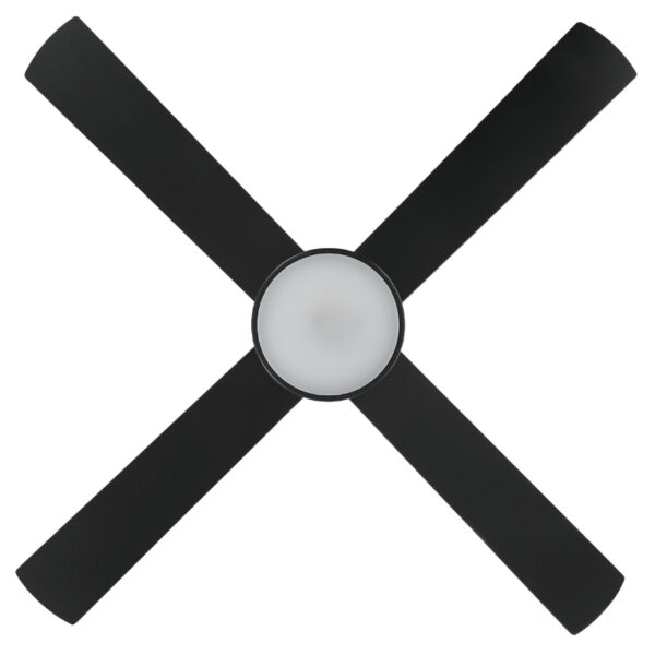 Plafonski ventilator crno zlatni trinidad odozdo