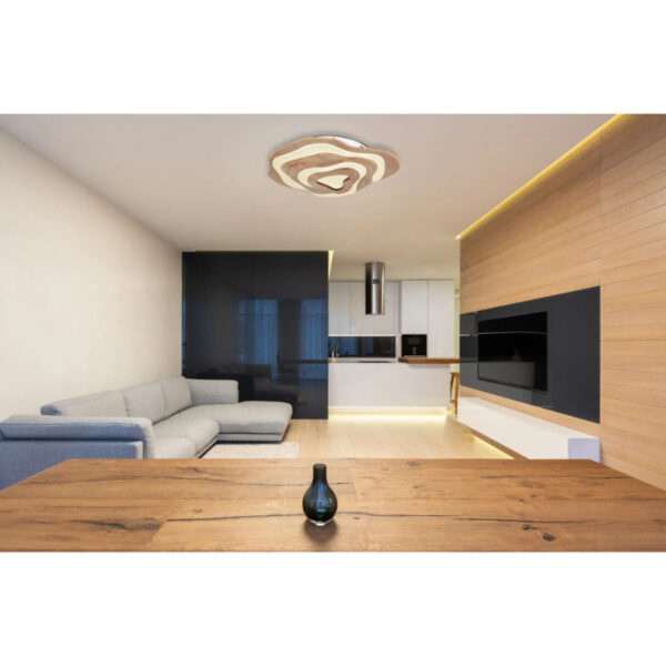 Led plafonska lampa drvo jacks 41768 40 globo lighting prostor
