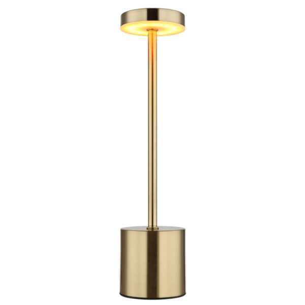 Led stona lampa polina zlatna 210190s globo lighting 3k