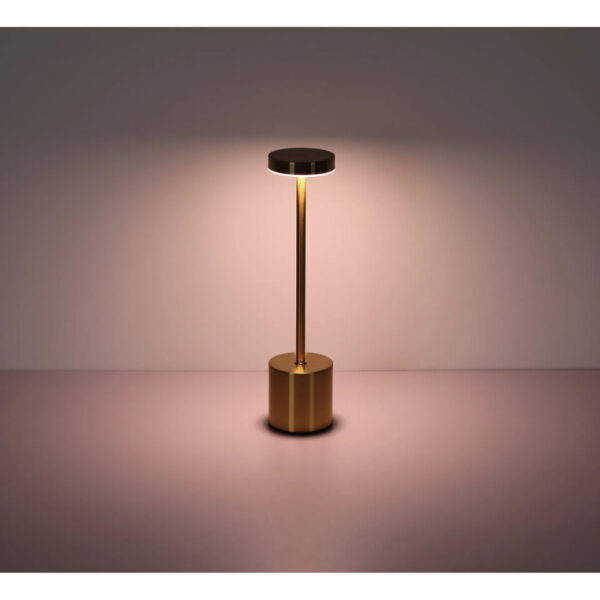Led stona lampa polina zlatna 210190s globo lighting prostor