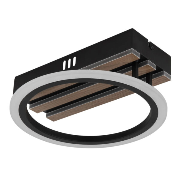 Led plafonska lampa drvene letvice blevins 67360d1 globo lighting 1