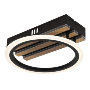Led plafonska lampa drvene letvice blevins 67360d1 globo lighting