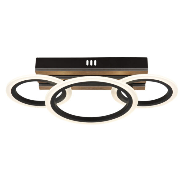 Led plafonska lampa drvene letvice blevins 67360d3 globo lighting s