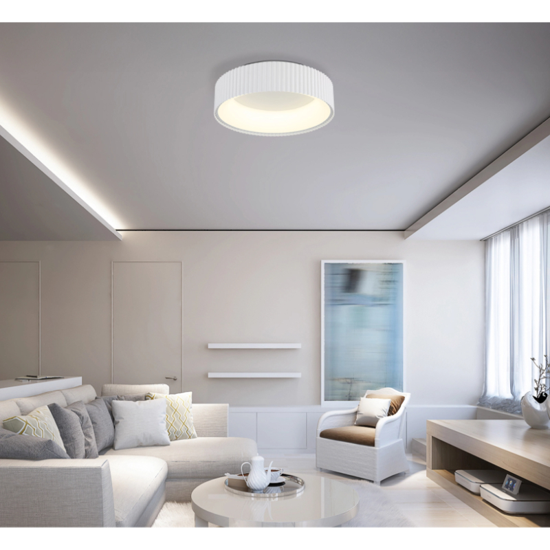 Led plafonska lampa kemp 15924dw bela globo lighting prostor 1