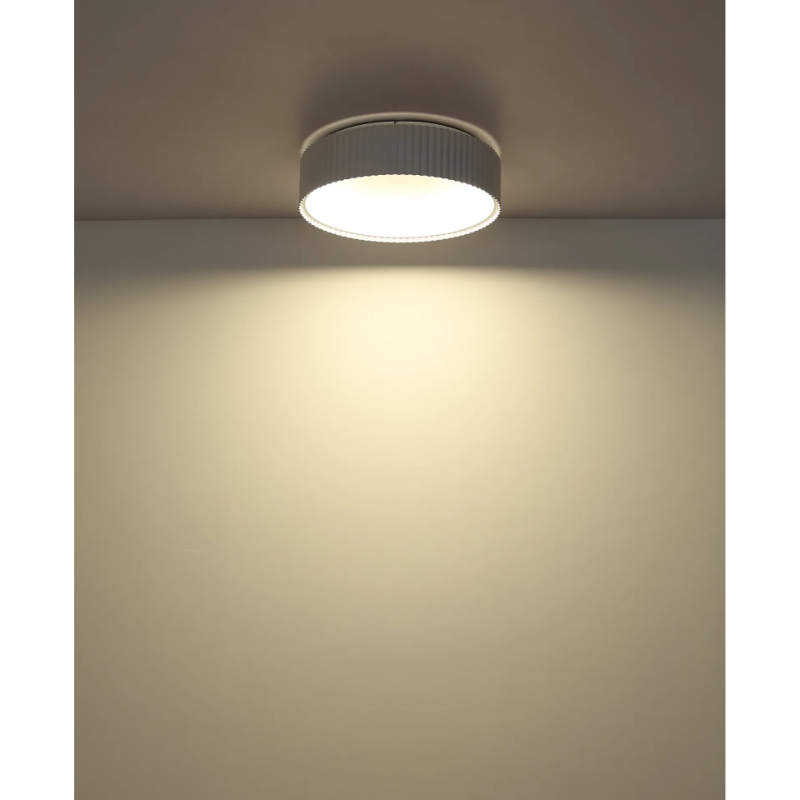 Led plafonska lampa kemp 15924dw bela globo lighting prostor