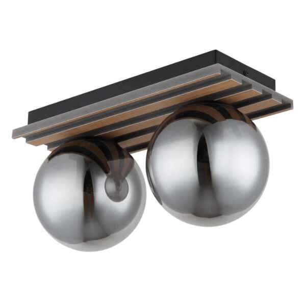 Plafonska lampa drvene letvice parsons 54343 2 globo lighting 1