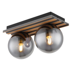 Plafonska lampa drvene letvice parsons 54343 2 globo lighting