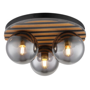 Plafonska lampa drvene letvice parsons 54343 3 globo lighting