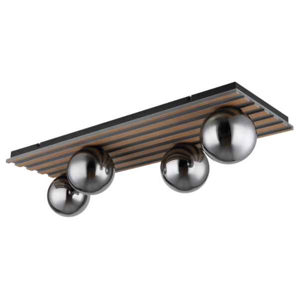 Plafonska lampa drvene letvice parsons 54343 4 globo lighting 1