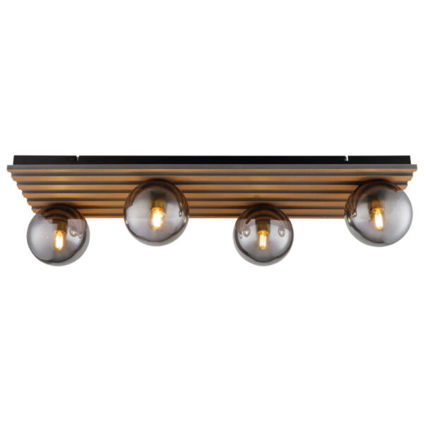 Plafonska lampa drvene letvice parsons 54343 4 globo lighting 2