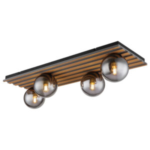 Plafonska lampa drvene letvice parsons 54343 4 globo lighting
