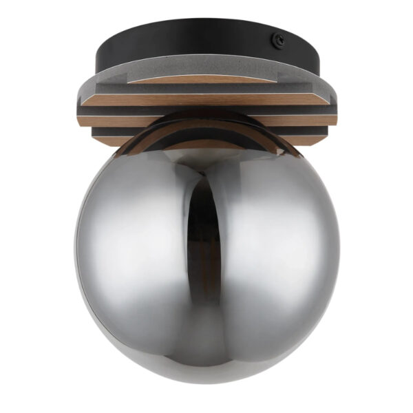 Plafonska lampa sa drvenim letvicama parsons 54343 1 globo lighting 1